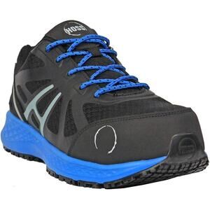Hoss Mens Size 11.5 M Black Royal Express Work Shoes Composite Toe Lace Up E26-4